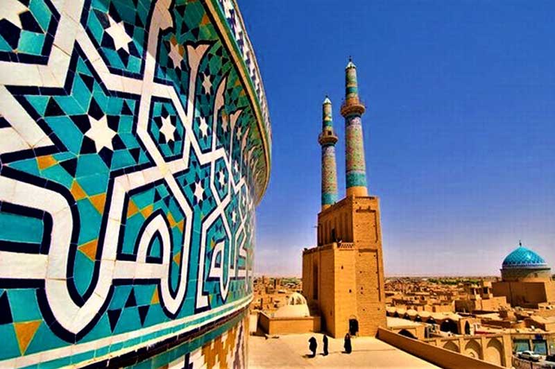 همه چیز درباره یزد؛ جاذبه های تاریخی، جاهای دیدنی، آب و هوا و سوغات مسجد جامع یزد؛ شکوه معماری ایلخانی