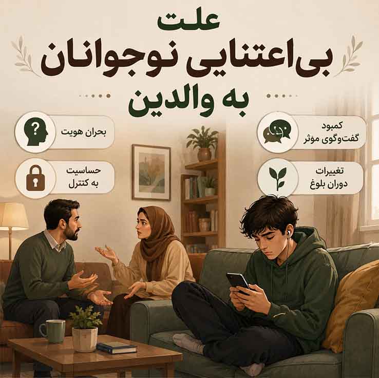 علت بیاعتنایی نوجوانان به والدین و راهکارهای عملی برای ارتباط مؤثر کارهایی که هرگز نباید در برابر بیاعتنایی نوجوان انجام دهید