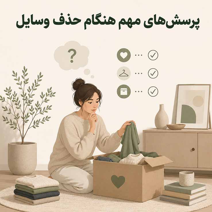 پرسش‌های مهم هنگام حذف وسایل
