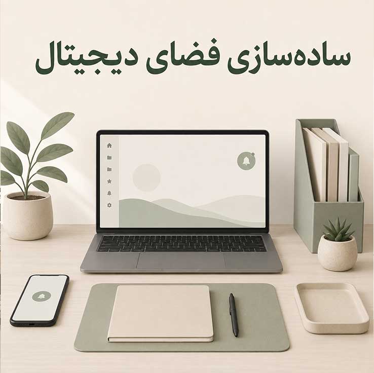 ساده‌سازی فضای دیجیتال