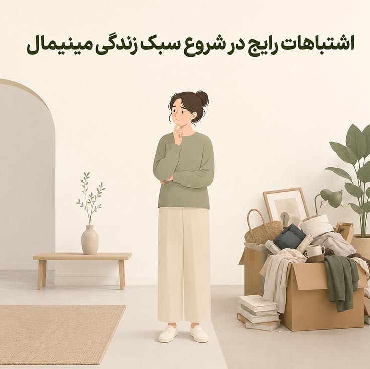 اشتباهات رایج در شروع سبک زندگی مینیمال