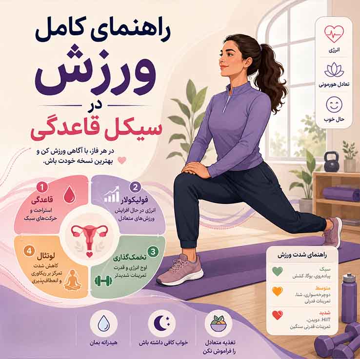 تغذیه و هیدراتاسیون در هر مرحله از سیکل
