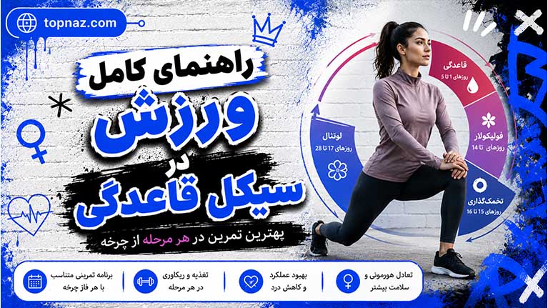 راهنمای کامل ورزش در سیکل قاعدگی: چه روزهایی چه تمرینی کنیم؟ (به همراه جدول تمرین ماهانه)