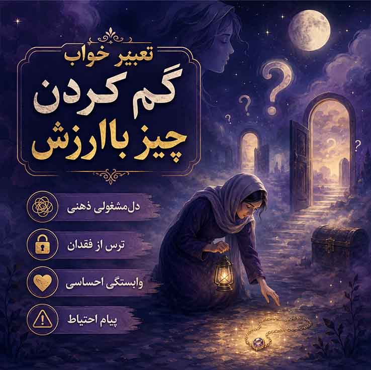 تعبیر خواب گم کردن چیز باارزش؛ نشانه چیست؟ تعبیر گم کردن در مکانهای مختلف