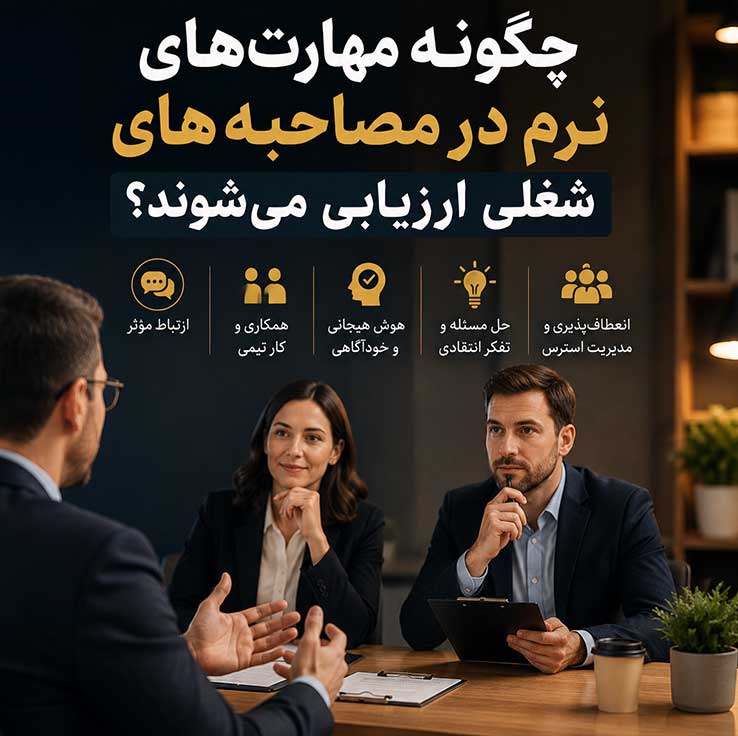 چگونه مهارت‌های نرم در مصاحبه‌های شغلی ارزیابی می‌شوند؟
