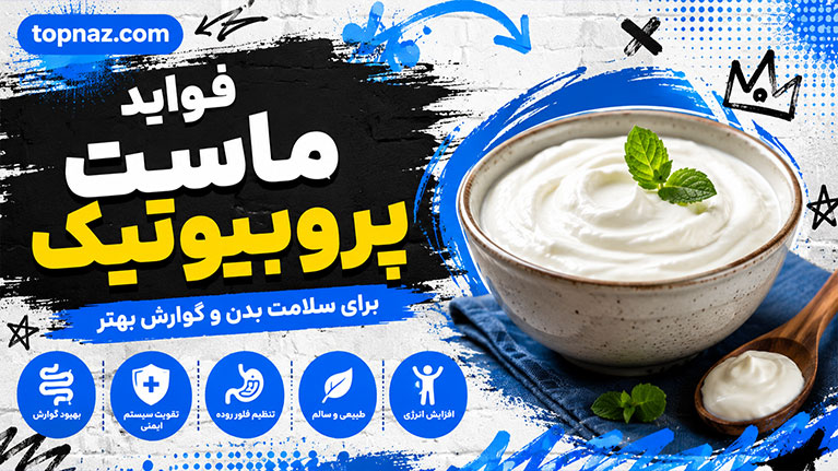 فواید ماست پروبیوتیک؛ تأثیر بر سلامت روده و سیستم ایمنی؛ نقش باکتری‌های مفید در سلامت بدن