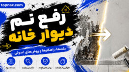 رفع نم دیوار خانه