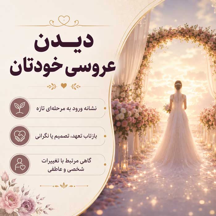 تعبیر خواب عروسی؛ دیدن عروس، داماد و جشن ازدواج؛ معنی حالتهای مختلف مراسم دیدن عروسی خودتان