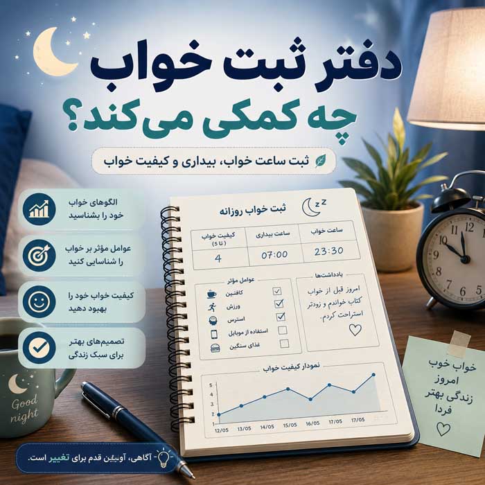 دفتر ثبت خواب چه کمکی می‌کند؟