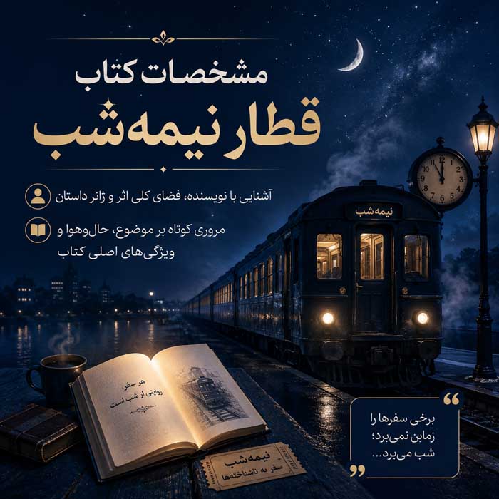 مشخصات کتاب قطار نیمه‌شب