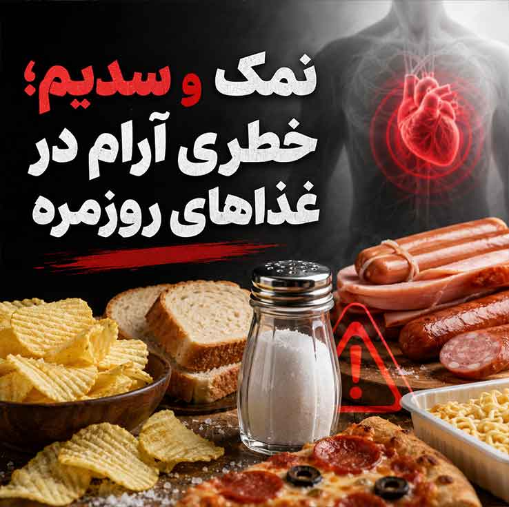 نمک و سدیم؛ خطری آرام در غذاهای روزمره