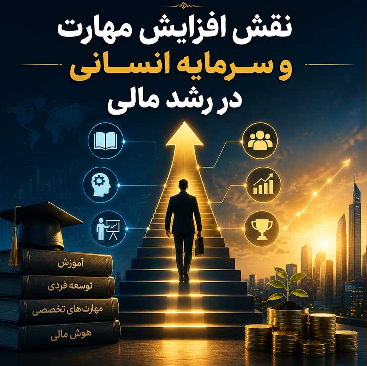 مدیریت مالی شخصی؛ مسیر رسیدن به استقلال مالی؛ اصول ساخت ثروت پایدار از صفر نقش افزایش مهارت و سرمایه انسانی در رشد مالی