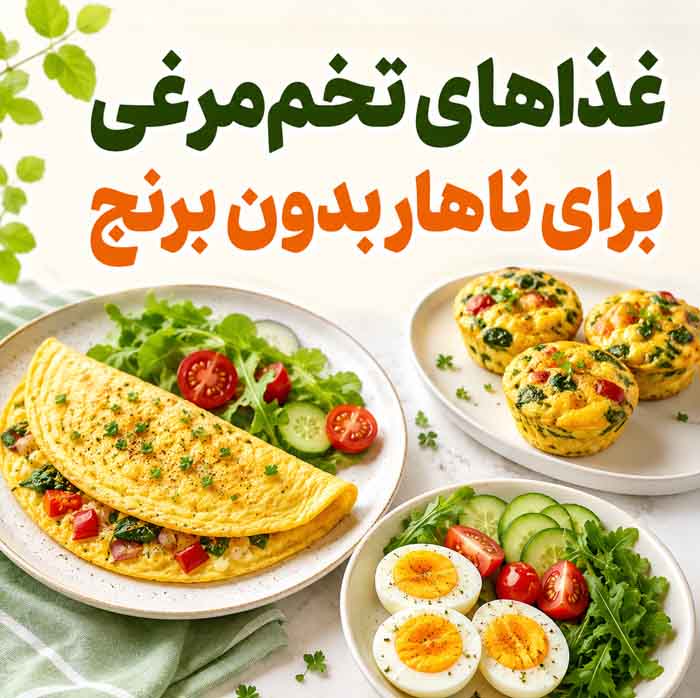 ناهار بدون برنج؛ غذاهای سالم، سیرکننده و خوشمزه؛ ایدههایی ساده برای برنامه غذایی روزانه غذاهای تخممرغی برای ناهار بدون برنج
