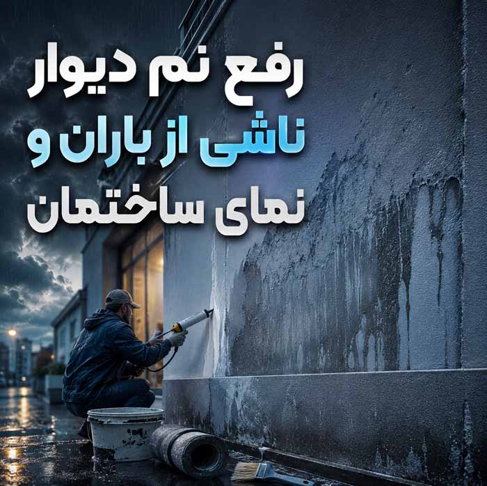 رفع نم دیوار خانه؛ تشخیص منشأ رطوبت و نشتی؛ ترمیم لکهها و جلوگیری از کپکزدگی رفع نم دیوار ناشی از باران و نمای ساختمان