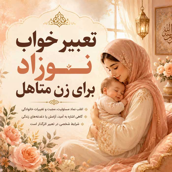 تعبیر خواب نوزاد؛ دیدن نوزاد دختر و پسر؛ معنی بغل کردن، خندیدن و گریه نوزاد تعبیر خواب نوزاد برای زن متأهل