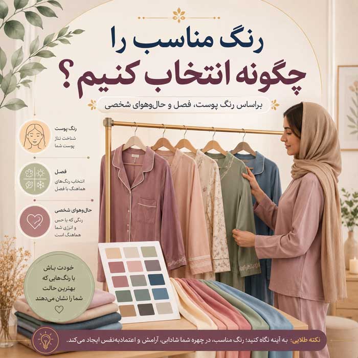 رنگ مناسب را چگونه انتخاب کنیم؟