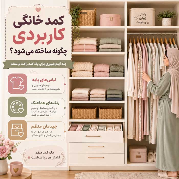 کمد خانگی کاربردی چگونه ساخته می‌شود؟