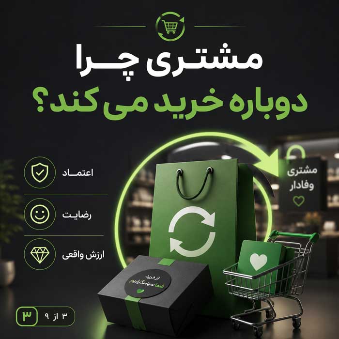 وفادارسازی مشتری چیست؟؛ راههای افزایش خرید مجدد و بازگشت مشتری؛ تبدیل خریدار به طرفدار برند مشتری چرا دوباره خرید میکند؟