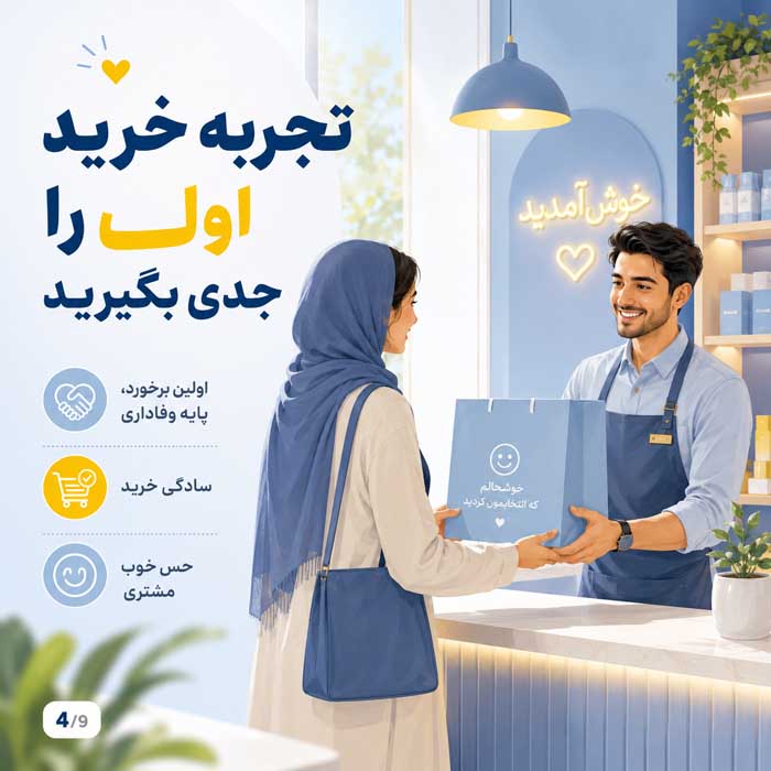 وفادارسازی مشتری چیست؟؛ راههای افزایش خرید مجدد و بازگشت مشتری؛ تبدیل خریدار به طرفدار برند تجربه خرید اول را جدی بگیرید