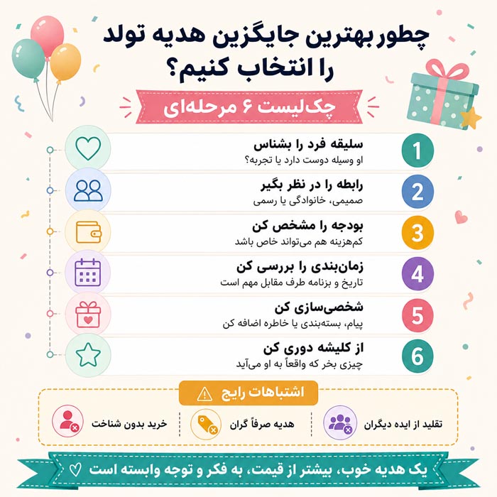 به جای هدیه تولد چی بگیریم؟ 30 ایده خاص‌تر از کادوهای تکراری