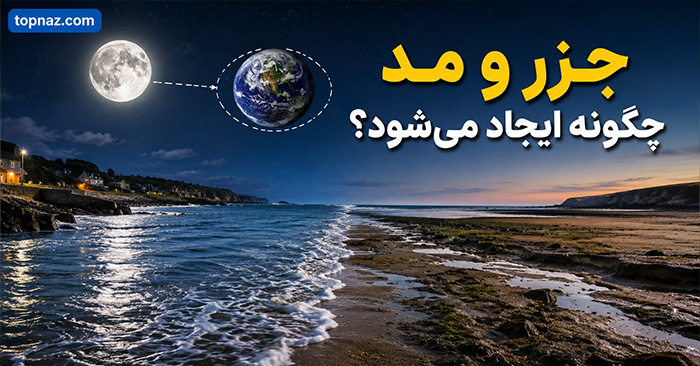 جزر و مد چگونه ایجاد می‌شود؟ نقش ماه و خورشید در بالا و پایین رفتن آب