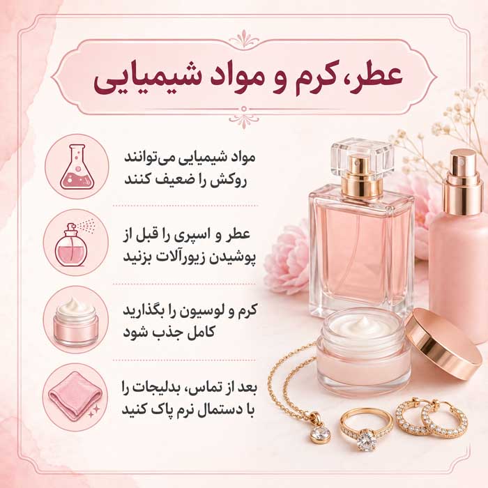 عطر، کرم و مواد شیمیایی