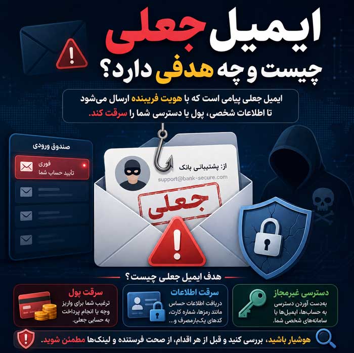 ایمیل جعلی چیست و چه هدفی دارد؟