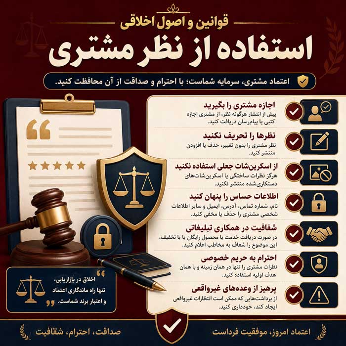 اثبات اجتماعی چیست؟؛ انواع Social Proof و روش استفاده؛ افزایش اعتماد و کاهش تردید مشتری در خرید قوانین و اصول اخلاقی استفاده از نظر مشتری