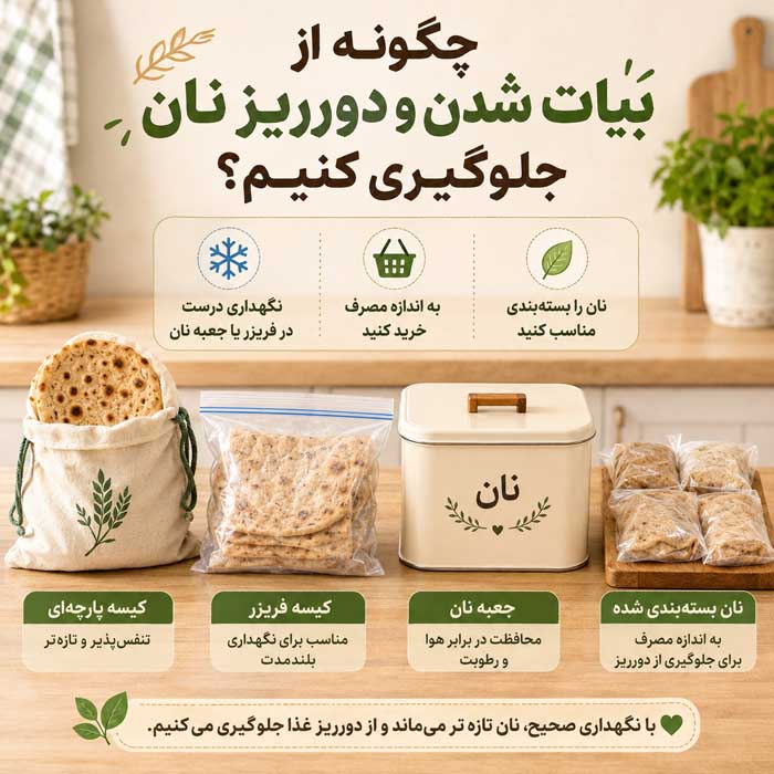 با نان بیات چه غذایی درست کنیم؟؛ ایدههای شیرین و شور؛ استفاده از نان اضافه بدون دورریز چگونه از بیات شدن و دورریز نان جلوگیری کنیم؟