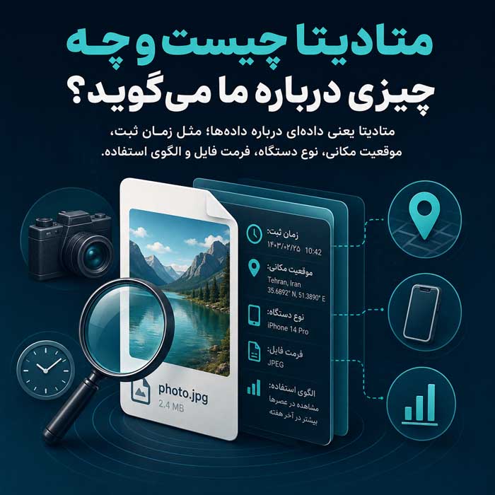متادیتا چیست و چه چیزی درباره ما می‌گوید؟