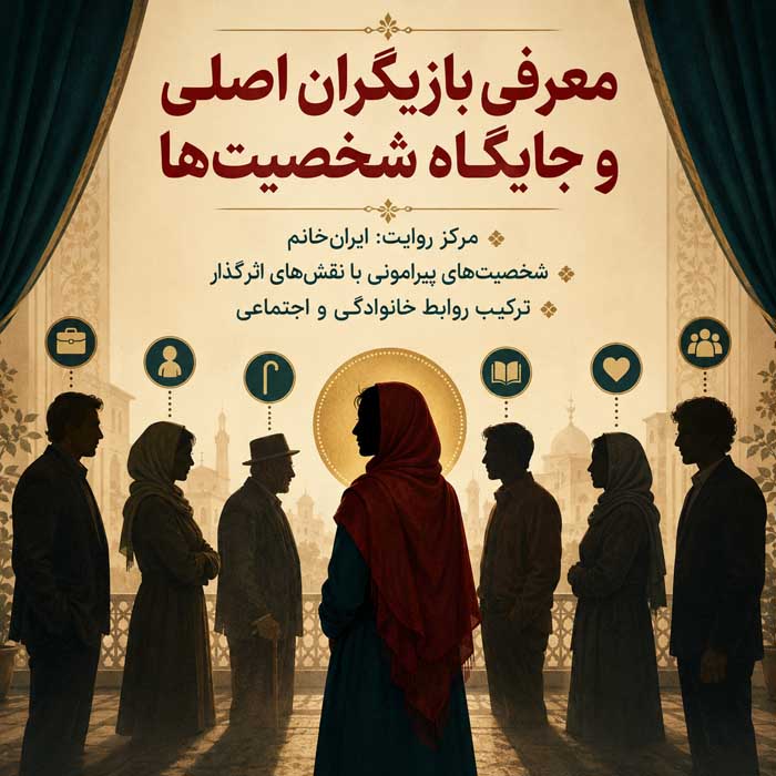 معرفی بازیگران اصلی و جایگاه شخصیت‌ها