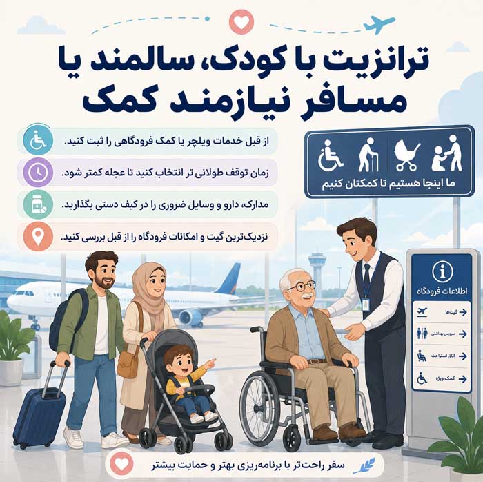 توقف بین دو پرواز چیست؟ راهنمای ترانزیت فرودگاهی و تعویض هواپیما اگر پرواز کانکشن را از دست بدهیم چه میشود؟