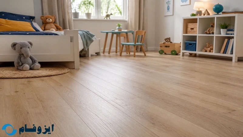 بهترین کفپوش برای اتاق کودک چیست؟ مقایسه ایمنی، نظافت، دوام