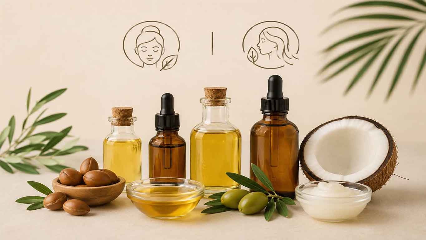 روغن های گیاهی برای پوست و مو