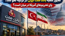 مجوز شعبه بانک ملت ایران در ترکیه لغو شد؛ پای تحریمهای آمریکا در میان است؟ مجوز شعبه بانک ملت ایران در ترکیه لغو شد
