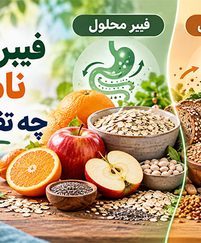 فیبر محلول و نامحلول چه تفاوتی دارند