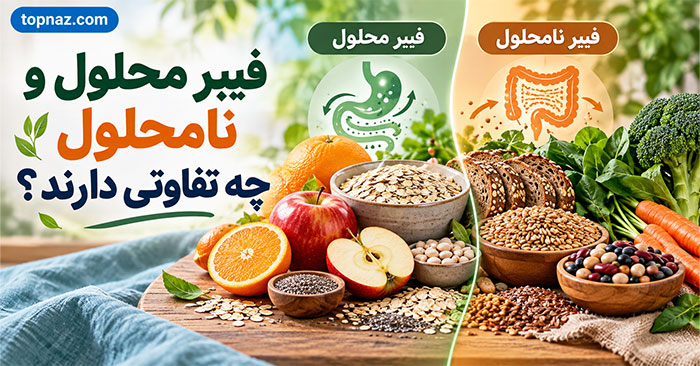 فیبر محلول و نامحلول چه تفاوتی دارند؟؛ عملکرد هرکدام در بدن؛ بهترین منابع غذایی