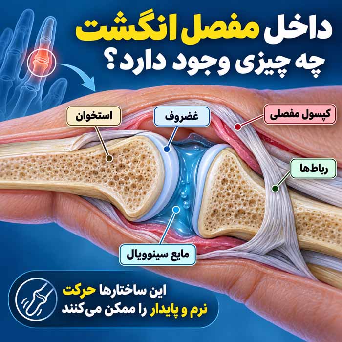 چرا مفاصل انگشت صدا میدهند؟ داخل مفصل هنگام تقتق چه اتفاقی میافتد؟ داخل مفصل انگشت چه چیزی وجود دارد؟