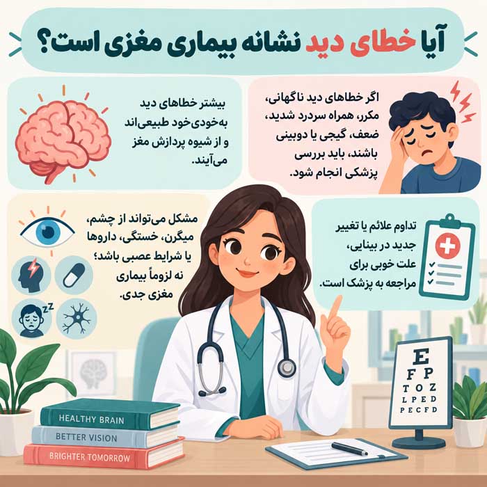 خطای دید چیست و چرا اتفاق میافتد؟؛ مغز چگونه تصویر را تفسیر میکند؟؛ انواع توهمهای بصری رایج آیا خطای دید نشانه بیماری مغزی است؟