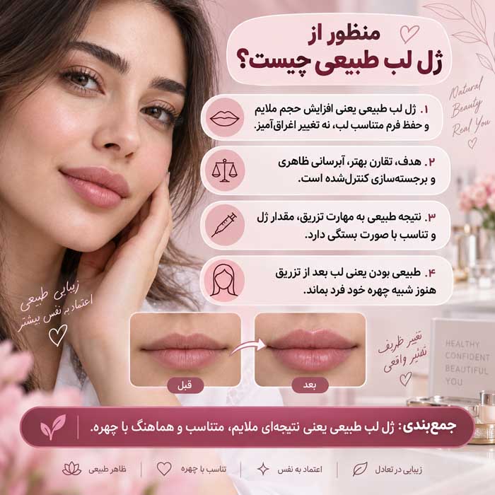 منظور از ژل لب طبیعی چیست؟