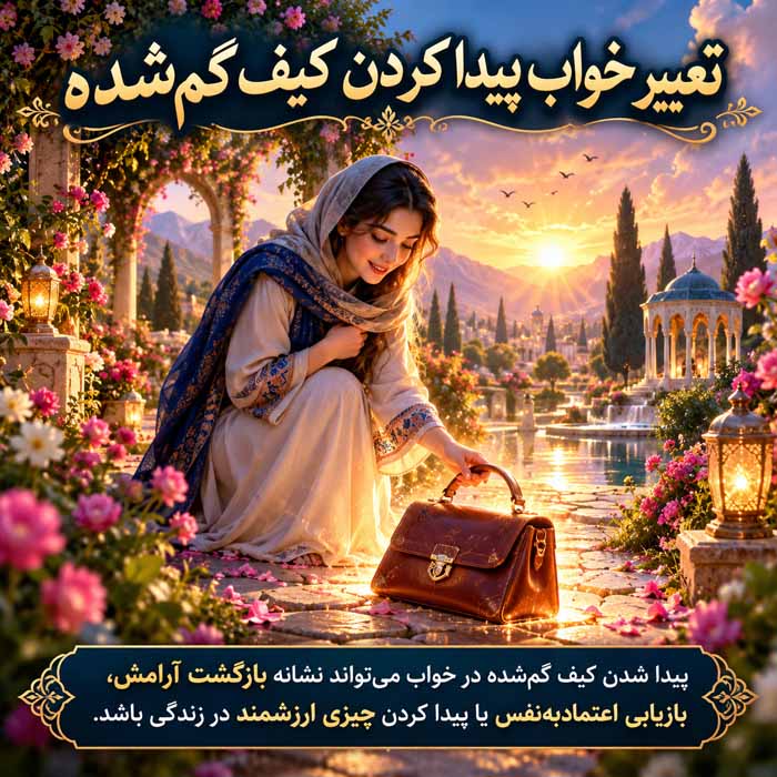 تعبیر خواب پیدا کردن کیف گم‌شده