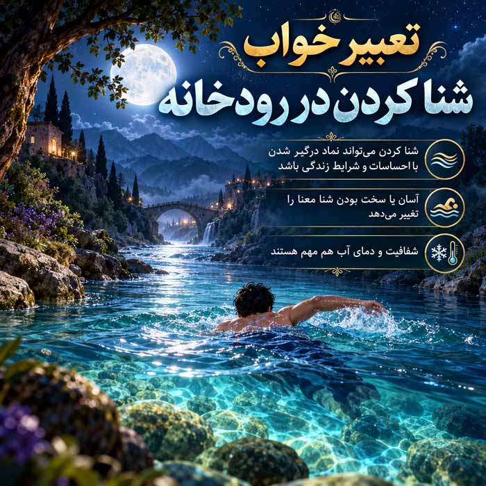 تعبیر خواب رودخانه؛ معنی آب زلال، رودخانه خروشان و عبور از رود تعبیر خواب شنا کردن در رودخانه