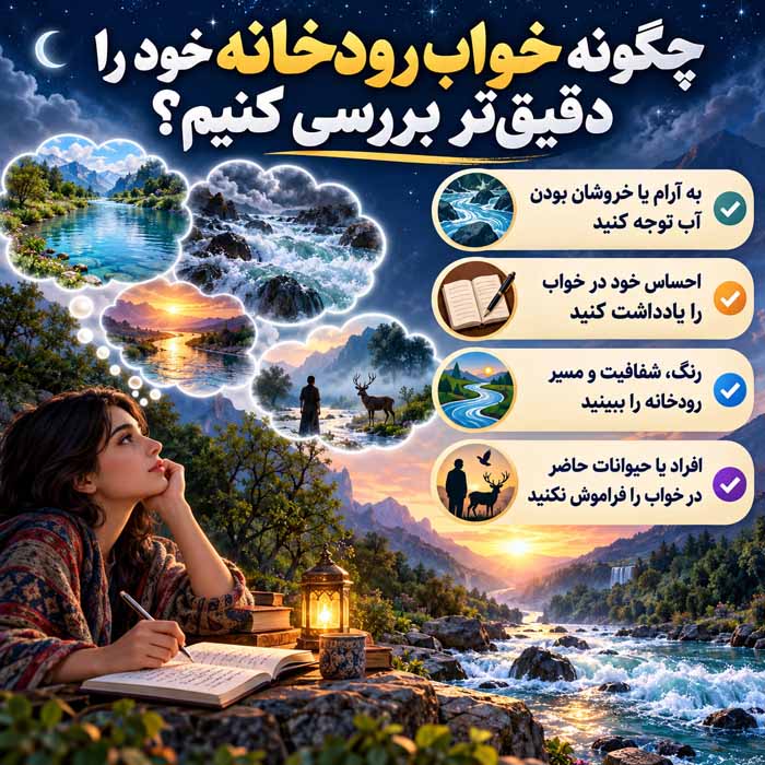 تعبیر خواب رودخانه؛ معنی آب زلال، رودخانه خروشان و عبور از رود چگونه خواب رودخانه خود را دقیقتر بررسی کنیم؟