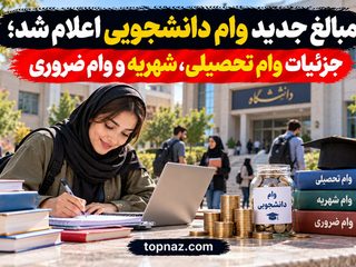 مبالغ جدید وام دانشجویی اعلام شد؛ جزئیات وام تحصیلی، شهریه و وام ضروری