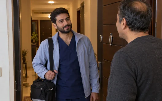تزریق سرم در منزل؛ از اولین تماس تا برداشتن آنژیوکت چه اتفاقی می‌افتد؟